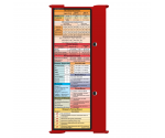 WhiteCoat Clipboard® Trifold - Red Primary Care Edition